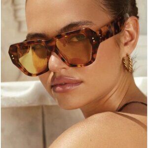 NWB Bec + Bridge x Pared Big Mamma Tortoiseshell Womens Sunglasses $195 [jb]